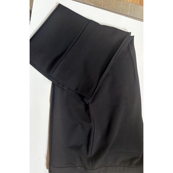 Capri Pants On 34th Size 3x Short Deep Black Ponte Side Zip Stretch NWT - Picture 3 of 4